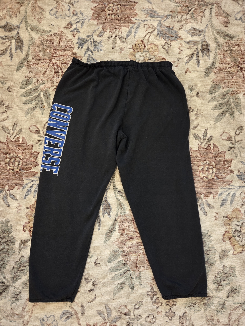 Vintage Converse Grey Sweatpants with Blue Logo